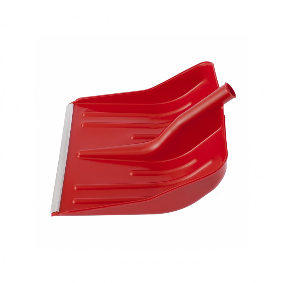 Лопата снеговая красная, 400 х 420 мм, пластик СИБРТЕХ 61617