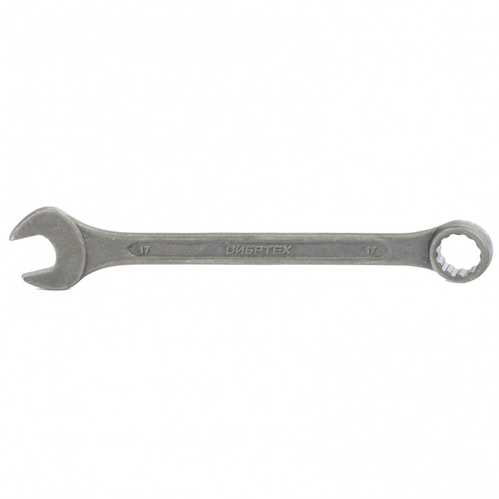 Ключ комбинированый, 17 мм, CrV  СИБРТЕХ 14911