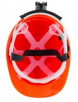 Каска защитная с храповым механизмом, оранжевая  СИБРТЕХ 89108