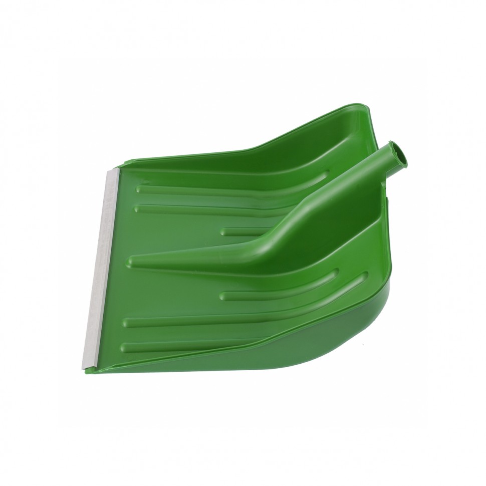 Лопата снеговая зеленая, 400 х 420 мм, пластик СИБРТЕХ 61619