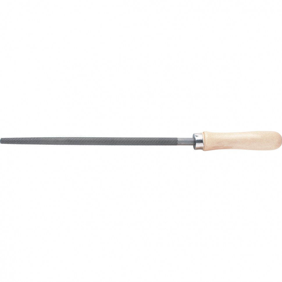 Напильник круглый, 150 мм, деревянная ручка. СИБРТЕХ 16123