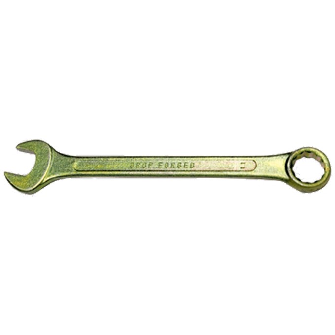 Ключ комбинированный, 15 мм, желтый цинк. СИБРТЕХ 14981 ― СИБРТЕХ
