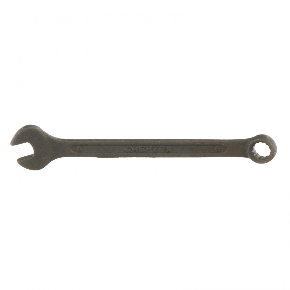 Ключ комбинированый, 6 мм, CrV СИБРТЕХ 14901