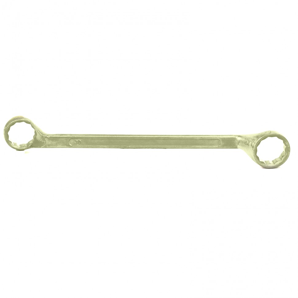 Ключ накидной, 30 х 32 мм, желтый цинк. СИБРТЕХ 14638