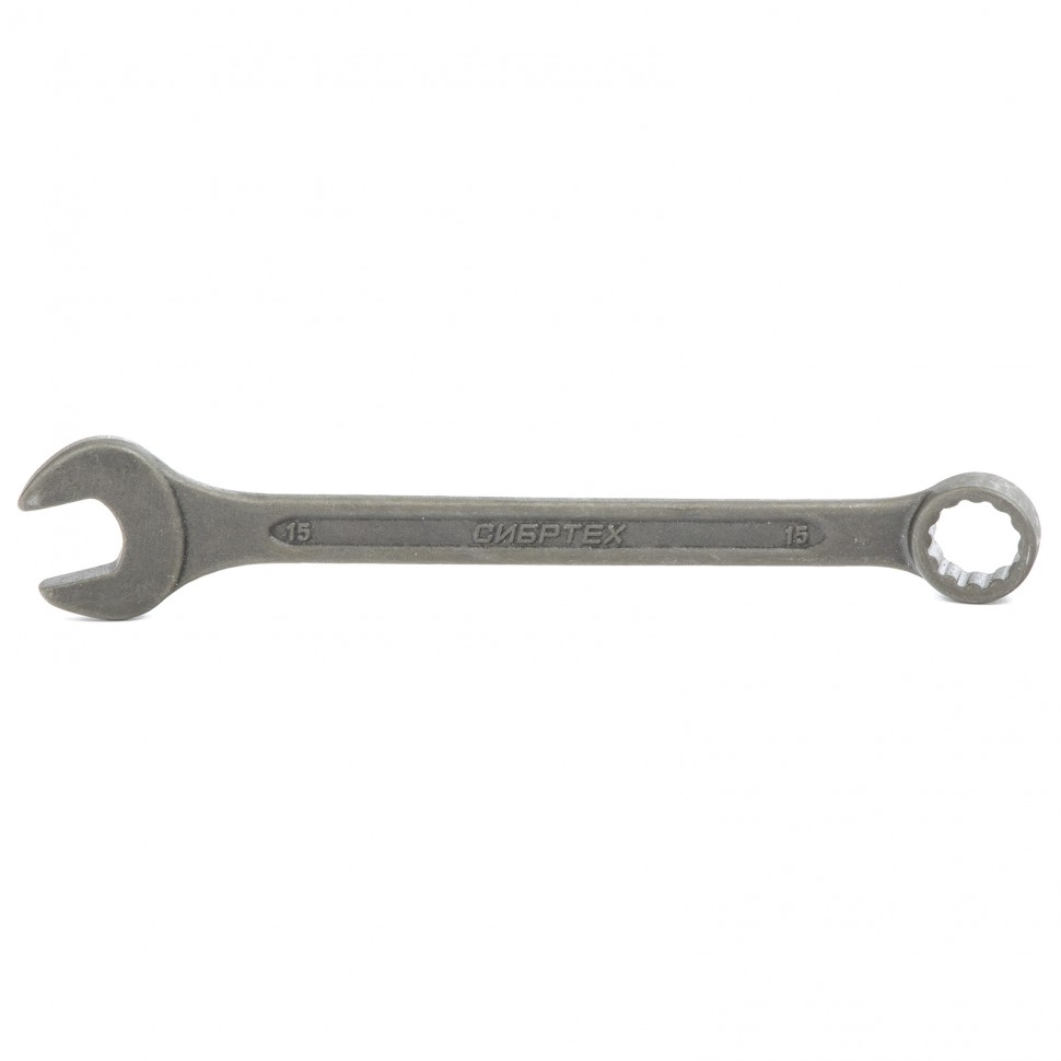 Ключ комбинированый, 15 мм, CrV  СИБРТЕХ 14910