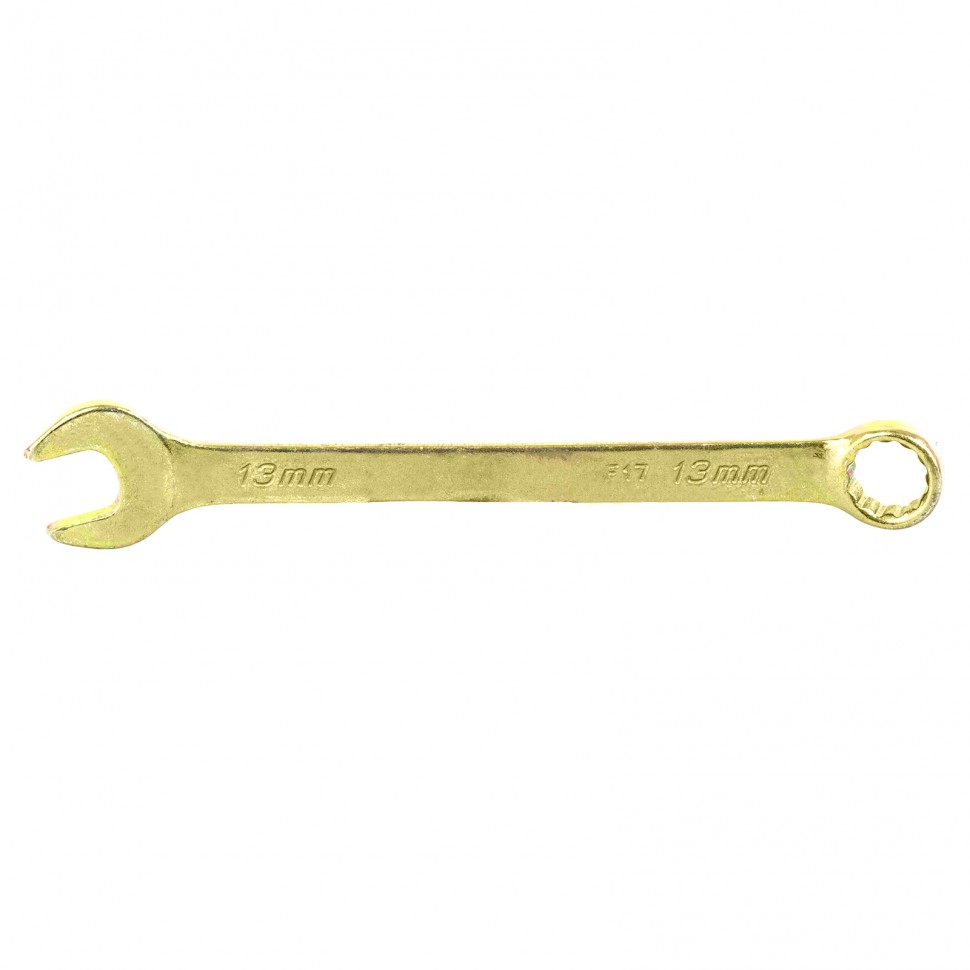 Ключ комбинированный, 13 мм, желтый цинк. СИБРТЕХ 14979 ― СИБРТЕХ