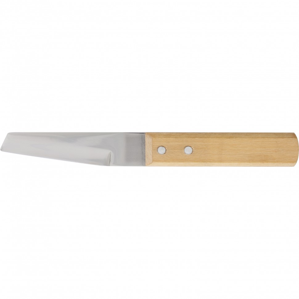 Нож хозяйственный, многоцелевой, деревянная рукоятка. СИБРТЕХ 78983