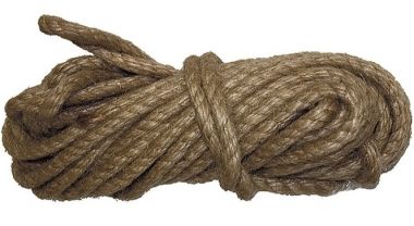 Веревка джутовая, L 10 м, крученая, D 8 мм СИБРТЕХ 94013 ― СИБРТЕХ