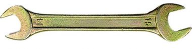 Ключ рожковый, 8 х 9 мм, желтый цинк. СИБРТЕХ 14302 ― СИБРТЕХ