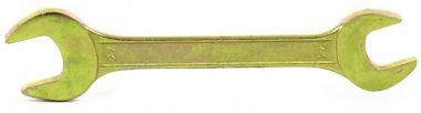 Ключ рожковый, 24 х 27 мм, желтый цинк. СИБРТЕХ 14314 ― СИБРТЕХ