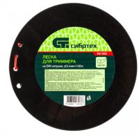 Леска для триммера круглая, на DIN катушке, 2,4 мм х 160 м СИБРТЕХ 961345