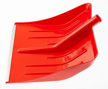 Лопата для уборки снега пластиковая, красная, 400 х 420 мм, без черенка СИБРТЕХ 616175 ― СИБРТЕХ