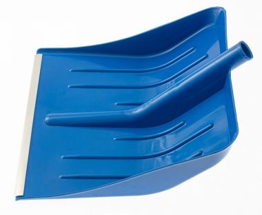 Лопата для уборки снега пластиковая, синяя, 400 х 420 мм, без черенка СИБРТЕХ 616185 ― СИБРТЕХ