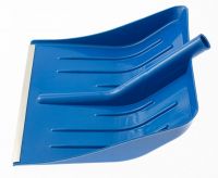 Лопата для уборки снега пластиковая, синяя, 400 х 420 мм, без черенка СИБРТЕХ 616185