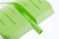 Лопата для уборки снега пластиковая, зеленая, 400 х 420 мм, без черенка СИБРТЕХ 616195