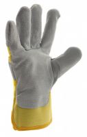 Перчатки спилковые комбинированные, усиленные, утолщенные, размер XL СИБРТЕХ 67903