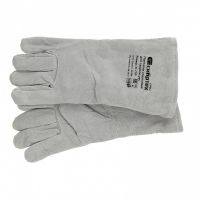 Перчатки спилковые с манжетой для садовых и строительных работ, утолщенные, размер XL СИБРТЕХ 679052
