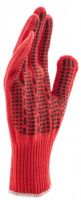 Перчатки трикотажные, акрил, ПВХ гель, коралл, оверлок СИБРТЕХ 68668