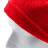 Шапка из флиса для взрослых, размер 56-57, красная СИБРТЕХ 68801