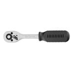 Ключ-трещотка 1/4", 45 зубьев, с быстрым сбросом, CrV, хром СИБРТЕХ 14000