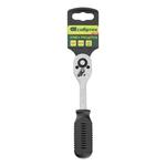Ключ-трещотка 1/4", 45 зубьев, с быстрым сбросом, CrV, хром СИБРТЕХ 14000