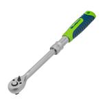 Ключ-трещотка телескопический 3/8", 215-315 мм, 72 зуба, с быстрым сбросом СИБРТЕХ 14076