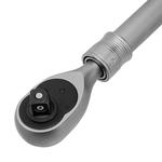Ключ-трещотка телескопический 1/2", 300-430 мм, 72 зуба, с быстрым сбросом СИБРТЕХ 14077