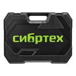 Набор инструментов, 1/2", 3/8", 1/4", пластиковый кейс 215 предм. СИБРТЕХ 14170