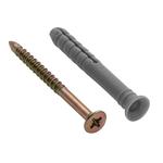 Дюбель-гвоздь  с потайным бортиком 8 х 60 мм, 100 шт СИБРТЕХ 42132