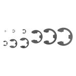 Набор стопорных колец, D 1,5-22 мм, 300 предметов. СИБРТЕХ 47601
