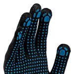 Перчатки трикотажные, х/б, 200 пар,  ПВХ точка, 3 нити, 10 класс СИБРТЕХ 68210