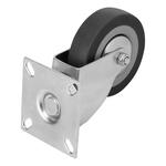 Колесо поворотное D 75 мм, крепление платформенное. СИБРТЕХ 68714