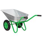 Тачка двухколесная, объем 90 л, грузоподъемность 230 кг СИБРТЕХ 689643