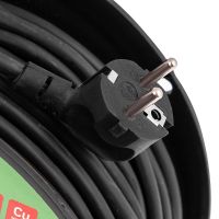 Удлинитель силовой на кабельной катушке, ПВС, 50 м, 4 розетки с крышкой, IP44, 16А, УХз16 СИБРТЕХ 96048